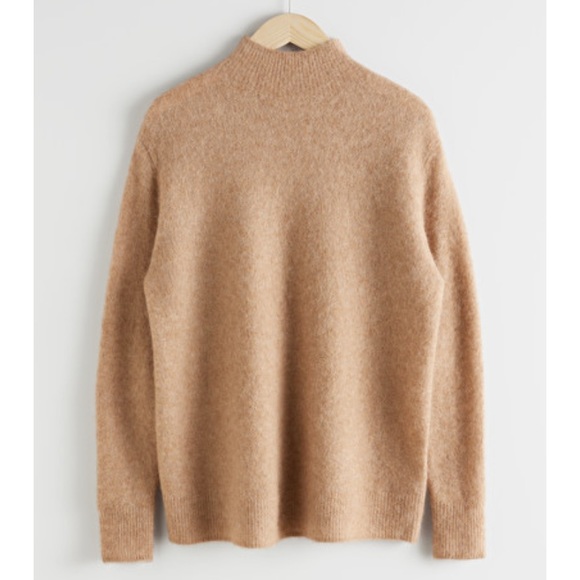 & Other Stories Sweaters - & other stories alpaca mock neck sweater